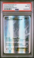 Dialga EX 122/119 Secret Rare Pokemon XY Phantom Forces Silver Dialga PSA 8
