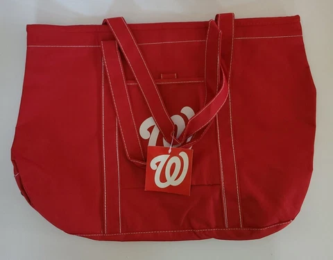 Washington Nationals Kaiser Permanente Red Tote Carry Bag Brand New With Tag Cover
