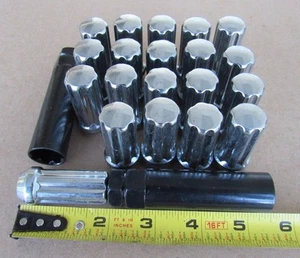 FORGE-TEC ALK-85 DODGE LUG KIT 20 ALN 9/16" SP NUTS 2 SPLINE DRIVE SOCKET KEY - Picture 1 of 4