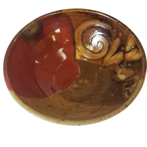 Mangum Pottery Art Studio Hand Thrown Pasta Salad Bowl Signed 112 North Carolina - Picture 1 of 8