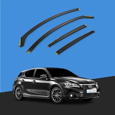 LEXUS CT 200H 2011-2020 5 Door Hatchback Wind Deflectors 4pc  Tinted — 第 1/4 张图片