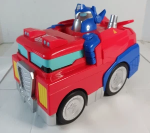 Transformers Rescue Bots Optimus Prime Remote Control Truck *OPEN BOX NO REMOTE* - Picture 1 of 7