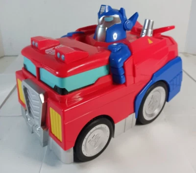 Transformers Rescue Bots Optimus Prime Remote Control Truck *OPEN BOX NO REMOTE* - Image 1 of 4