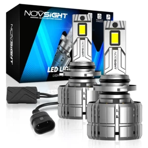 NOVSIGHT 2X 9006 HB4 LED Headlight 40000LM 200W Kit Low Beam Fog Bulbs 6500K UK - Picture 1 of 12
