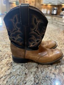 Justin Boots Kids Size 2D Leather Boots 7010Y