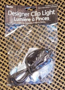 Neu Darice Designer Clip hellbraun 6 Fuß Kabel Ein/Aus Schalter kommt mit Glühbirne - Bild 1 von 4
