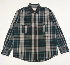 Filson Vintage Wash Alaskan Guide Shirt 20233069 Black Granite Green Gray - Picture 1 of 12