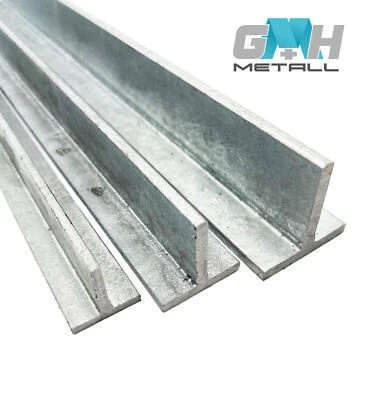 T-Stahl verzinkt T30-60 T-Eisen T-Profil Stahl Zaun Pfosten Stütze Feuerverzinkt - Bild 1 von 4