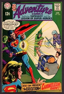 Adventure Comics #376 - enero de 1969 - La ejecución de Chameleon Boy - Imagen 1 de 1