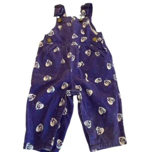 Vintage Sears Overall Größe 12 Monate Baby Strampler Lila Cord 90’s Y2K - Bild 1 von 11