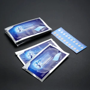 3D Teeth Whitening Strips Tooth Bleaching Bright 28 Strips (14 Upper & 14 Lower) - Picture 1 of 10