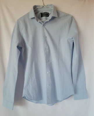 Topman long sleeved light blue dress shirt, size S, Muscle fit - Image 1 of 4