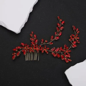 Bridal Hair Comb Rhinestone Wedding Hair Accessories for Brides Crystal Weddi... - Picture 1 of 4