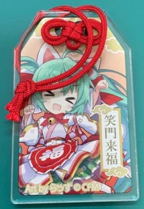 Japanischer Anime Projekt Sekai Acryl Schlüsselanhänger Miku Hatsune Glückskatze Anhänger - Bild 1 von 1