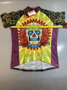ScudoPro catrina day of the dead skull cycling jersey Medium M (8589-7) - Picture 1 of 6