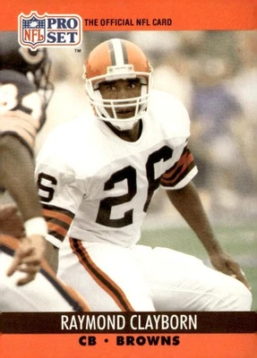 1990 Pro Set #471 Raymond Clayborn - Image 1 of 2