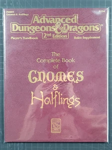 TSR AD&D 2nd EDITION COMPLETE BOOK OF GNOMES AND HALFLINGS 1st PRINTING - Picture 1 of 6