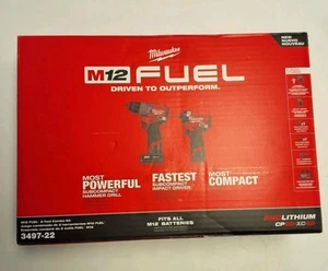 Milwaukee M12 Fuel Kit combinato 2 utensili 3497-20 avvitatore a percussione, trapano a percussione - Foto 1 di 6