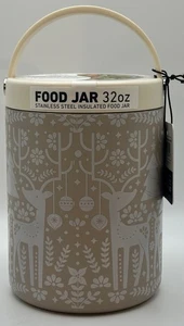 Hydrapeak 32 Unzen Lebensmittelglas Satinless Steel Rentier - Bild 1 von 8