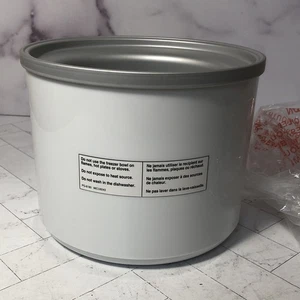 CUISINART Heladera Yogur Congelado ICE-RFB 20 21 Repuesto 1.5QT TAZÓN NUEVO - Imagen 1 de 10