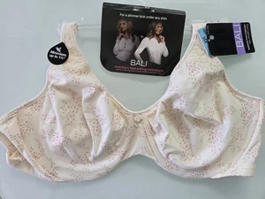 bali minimizer bra Style 3385 Passion For Comfort Cream Color Size 42C , Nwt - Picture 1 of 11