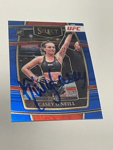 Casey O'Neill Signed Card UFC Select Blue Prizm JSA COA IP Auto Autographed b - Picture 1 of 3