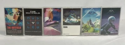 THE OUTFIELD Cassette Tape Lot x6 ASIA Play Deep Bangin' Voices Alpha Self - Image 1 of 4