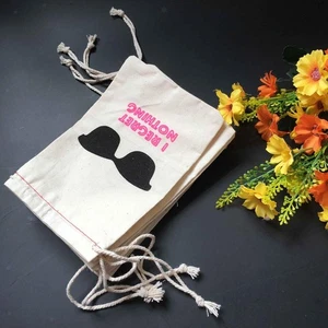 10x I REGRET NOTHING 5x4 Bags Muslin Party Bags - Picture 1 of 7