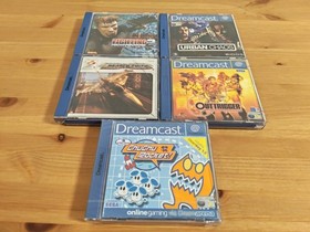 5x SEGA Dreamcast Spiele Sammlung / Outtrigger, Urban Chaos, Fighting Force 2