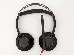 Plantronics Poly C5220T USB-A Headset: Boom Mic + Control Adapter + Softcase - Bild 1 von 12