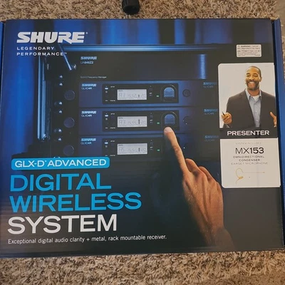 Shure GLXD14R+/MX53 Headset Wireless Microphone System, Z2 Band - Image 1 of 2