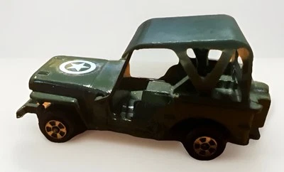 USA Jeep No.101/4 Diecast Metal Model #1 1/64 Scale Hong Kong Great See Photos - Image 1 of 4