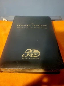 NEW Kenneth Copeland Word of Faith Study Bible 50th Ann. Deluxe Leatherette Ed. - Bild 1 von 12