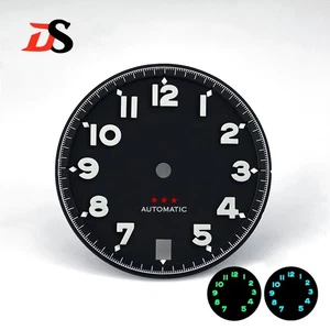 DS Forerunner Dial Blue /C3 Green Lume 28.5mm Number NH35 Dial Red Stars Pioneer - Picture 1 of 9