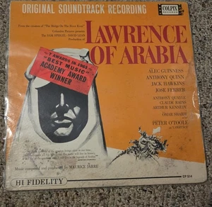 Lawrence Of Arabia Soundtrack Vinyl LP Colpix Records CP 514 Mono VG+ - Picture 1 of 9