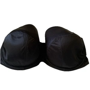 Good Condition Debenhams Strapless Padded UnderWired Bra Black 38G - Picture 1 of 3