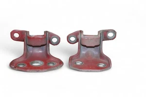 2015 - 2021 SUBARU WRX FRONT LEFT SIDE DOOR HINGE UPPER & LOWER OEM RED - Bild 1 von 7