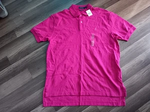 Polo Ralph Lauren Men's Large size pink color classic fit polo shirt NWT - Picture 1 of 12