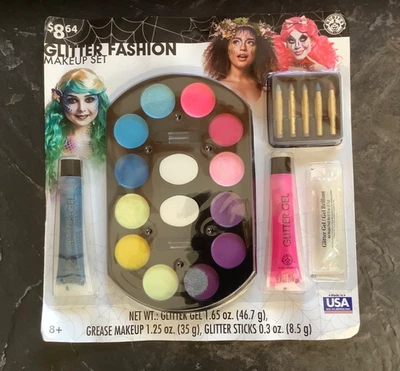 Glitter Fashion Halloween Make-Up Set (Rubies) NWT - Image 1 of 4