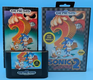 Sonic the Hedgehog 2 - Not For Resale (Sega Genesis, 1992) Complete & Tested - Picture 1 of 7