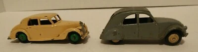 Dinky Toy 24f Citroen 2CV and Dinky Toy 40a Riley - Image 1 of 4