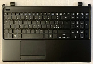 Keyboard qwerty Italian Acer Aspire E1-522 60.M81N1.048 Topcase Black Trackpad - Picture 1 of 3