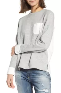 AG Tilda Sweatshirt in meliertem Grau/Weiß Größe XS UVP: 168,00 € - Bild 1 von 5