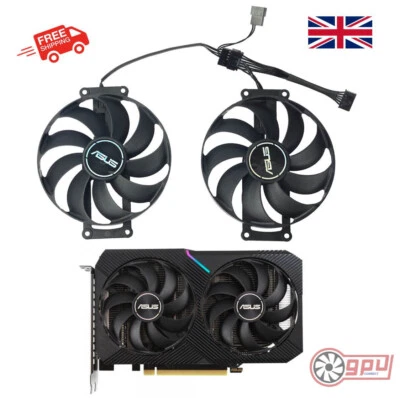ASUS RTX 3060 3060 Ti V2 MINI Replacement Cooler Fan Set [Genuine] - Image 1 of 2