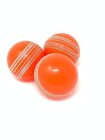 Cricket Rubber Synthetic Ball i10, Best for Cricket Practice Pack of 3 (Orange)