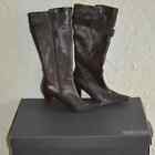 KENNETH COLE REACTION Ladies Brown Boots With Heels Go Go Puff Line Size 7 M