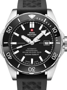 Swiss Military SMA34092.04 Automatic Diver Mens Watch 45mm 100ATM - Picture 1 of 11