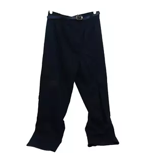 Panther Damen marineblau hoher Bund Wollmischung Hose Größe 13/14 Vintage - Bild 1 von 8