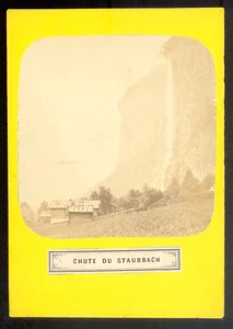 Suisse, Adolphe Braun; Briquet & Fils éd. à Genève- Chute du Staubbach c.1860 - Picture 1 of 1
