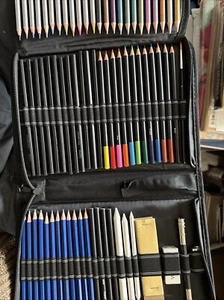 72 Buntstifte Set im Reißverschluss Etui NEU Versand inklusive - Bild 1 von 4